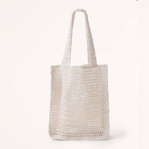 Abercrombie and Fitch Crochet Tote Bag